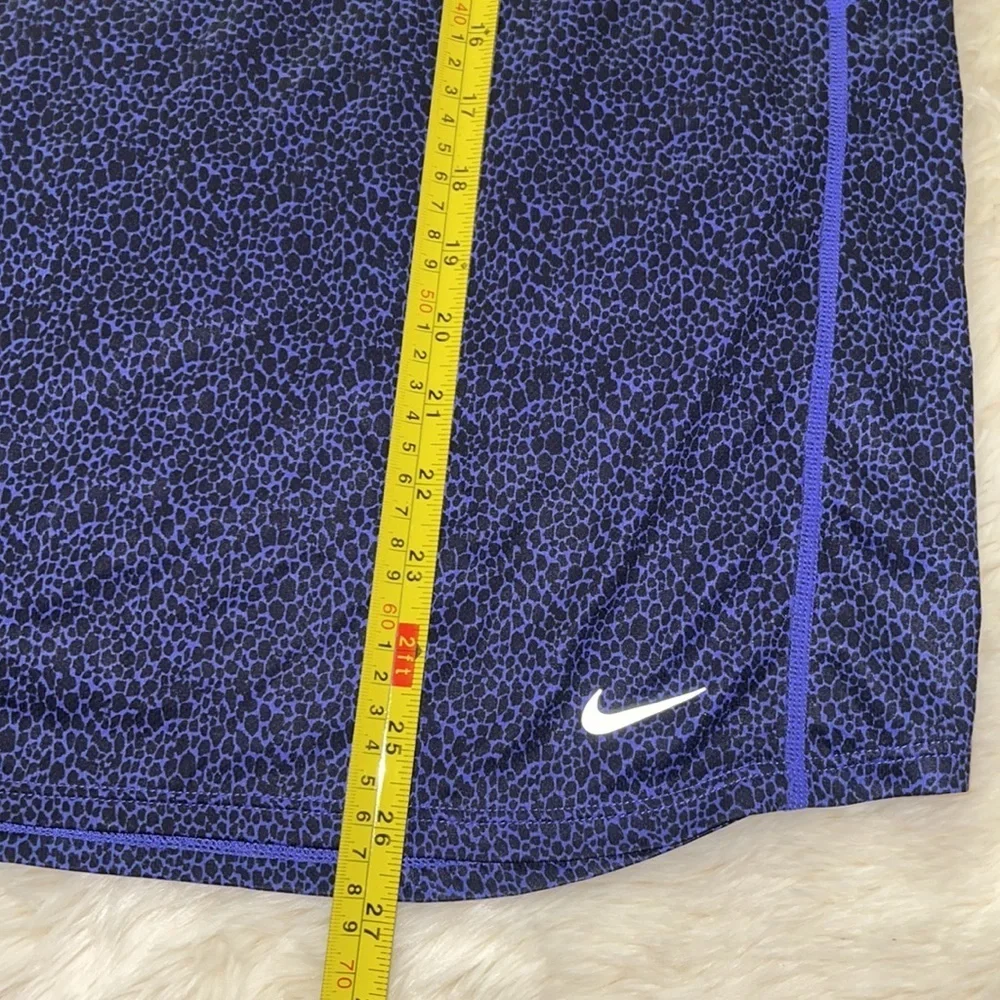 Nike Dri-FIT Purple Blue Snakeskin Reptile Print Mesh Racerback Tank Top M